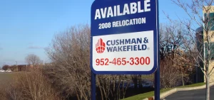 aluminum signs header