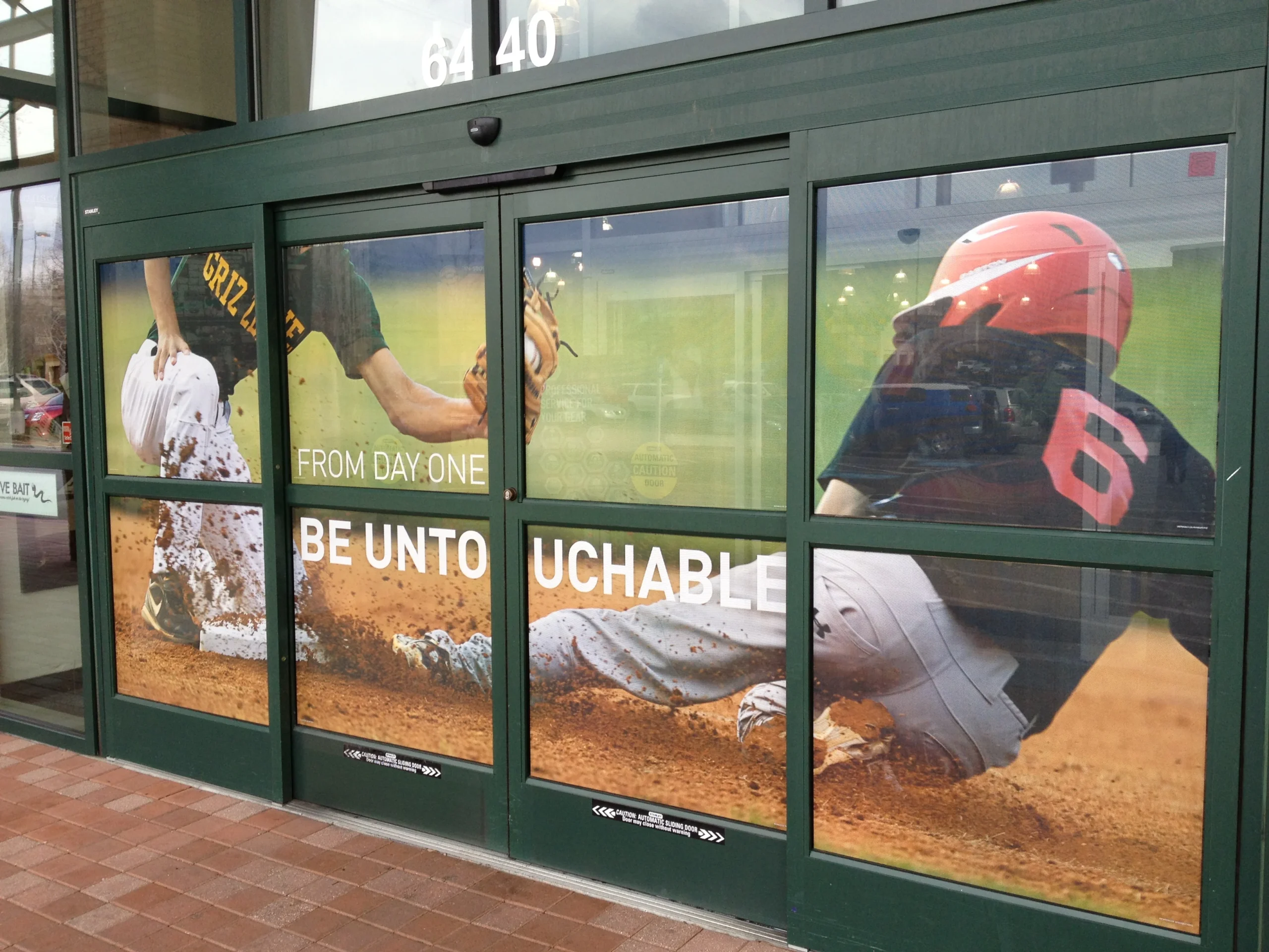 Perforated Window Vinyl