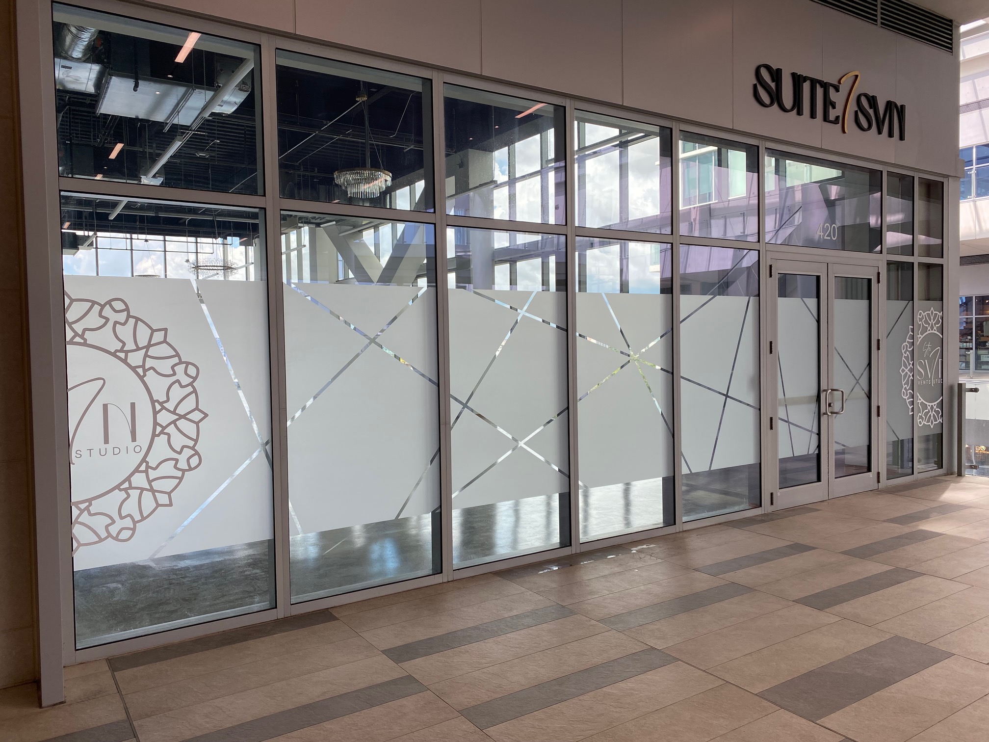 Perforated Window Vinyl